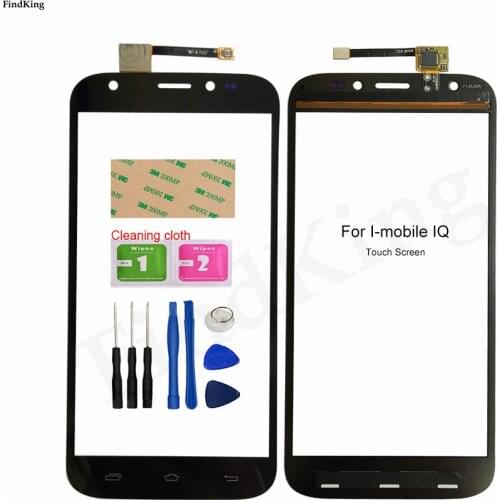Phone Touch Screen TouchScreen For I-mobile IQ Touch Screen Front Glass Digitizer Panel Sensor Replacement Part 3M Glue