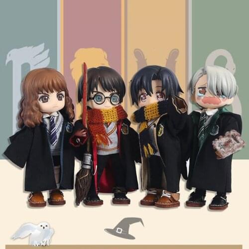 Ob11 baby clothes school uniform set magic clothes wand scarf for gsc ,molly, obitsu11,1 / 12bjd doll clothes accessories Toy