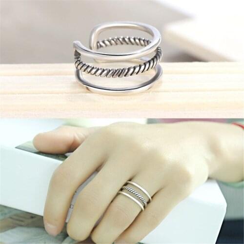 Женские серебряные кольца SHQIYAYI China At AliExpress