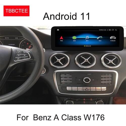 Android 11 Stereo Receiver For Mercedes Benz A Class W176 2013~2015 Car Radio Multimedia Video Player Navigation GPS 2 Bin WIFI