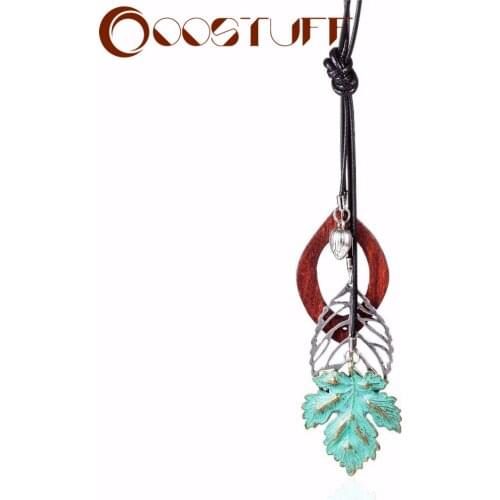 Beautiful Vintage Necklaces & Pendants Leaves Pendants Womens Jewelry Chokers colar collares collier collar kolye Drop Shipping