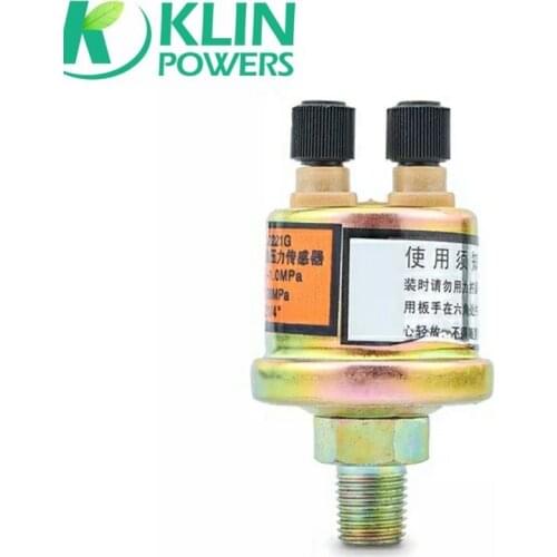 YG2221 Generator Diesel Engine Oil Pressure Sensor Switch 10Bar Alarm Plug