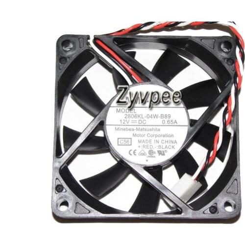 Zyvpee® 70x70x15mm 2806KL-04W-B89 C56 7cm 12V 0.65A VP6325 projector fan 2806KL-04W-B56 C02 2806RL-04W-B49 CA2