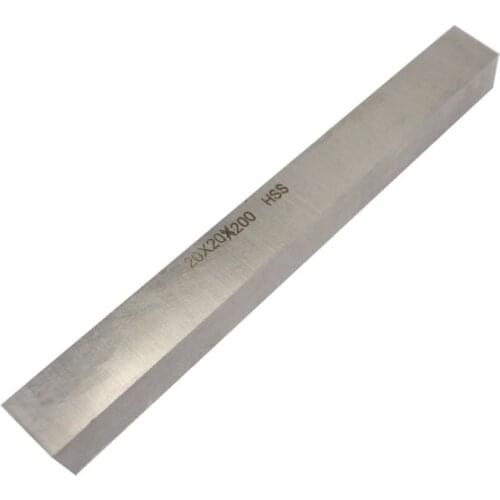 1pc Lathe Carving Turning Rectangular Bits Bar 20mm x 20mm x 200mm High Speed Steel HSS cnc Milling Cutter Bit Tool