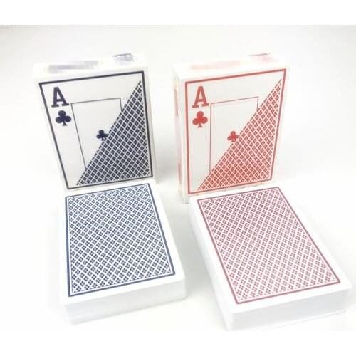 10pcs/Lot Baccarat Texas Hold'em Plastic Playing Cards PVC Waterproof Frosting Poker Card Poker Board Play Game Entertainment