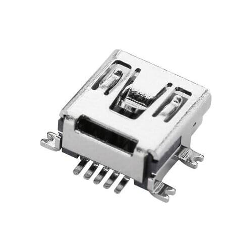 10PCS Mini USB Type B Female 5 Pin SMT SMD PCB Socket Connector Short body USB