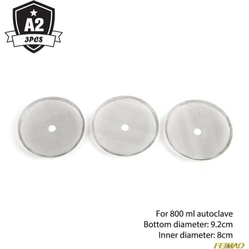 3Pcs Kitchen Supplies Reusable Stainless Steel French Press Coffee Maker Detachable Mesh Filter Coffee Press Filter Coffee Tool