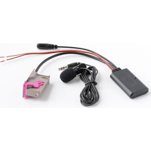 32Pin RNSE Bluetooth AUX Adapter Music MP3 Aux-IN Audio Cable Microphone Handsfree For Audi A3 A4 A6 A8 TT R8 RNS-E