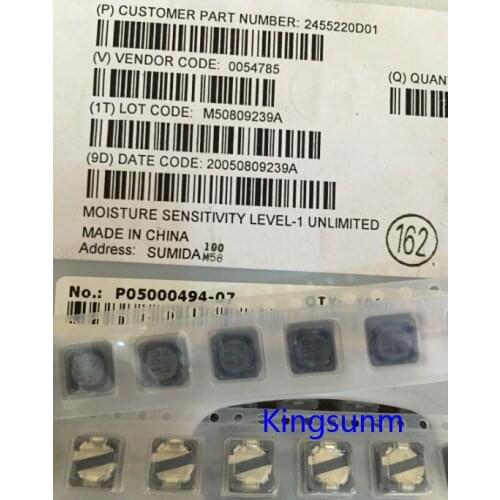 Free shipping 10pcs SMD power inductor CDRH74NP-100MC 7X7X4 10UH 1.84A SUMIDA