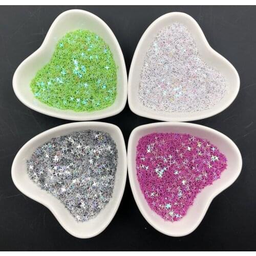 10g AB Color 4MM Cross Star Shape Sequins for Nails Art Glitter Paillette Wedding Decoration Accessories Confetti Lentejuelas