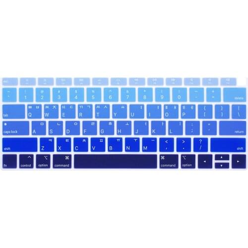 Korean Keyboard cover Protective Film For Macbook air 13 inch with Touch ID A1932 Notebook Keyboard Cover Silicone US Key