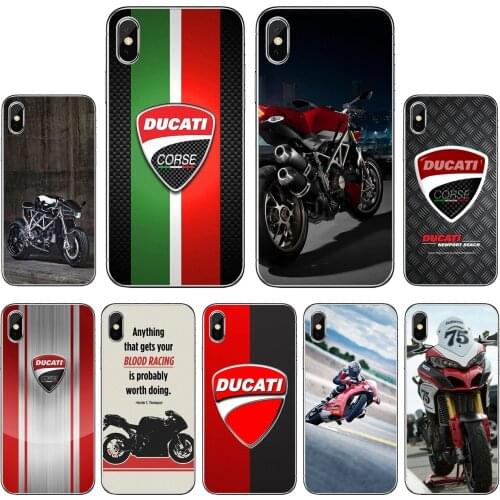 For Samsung Galaxy A9 A8 Star Lite A3 A5 A7 A6 Plus 2018 2015 2016 2017 Soft TPU Cover DRACO-DUCATI-Ventare-Motorcycle