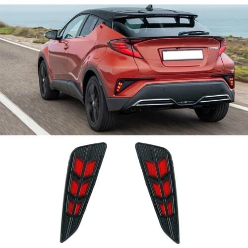For Toyota C-HR CHR 2016-2021 LED Reflector Rear Bumper Tail Light Brake Lamp