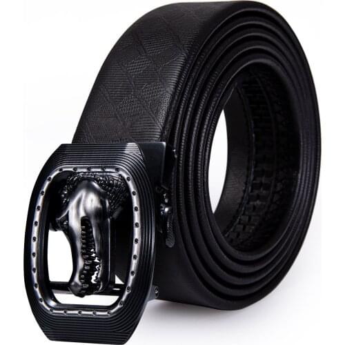 High Quality Men Belt Genuine 100% Leather Belt Emboss Automatic Buckle Waist Belt for Jeans Pants Male Belt Barry.Wang