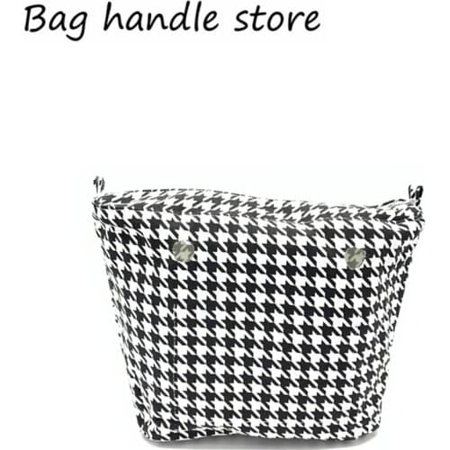 New Colorful Waterproof Lining Insert Zipper Classic Mini for Obag Canvas Inner Pocket bag
