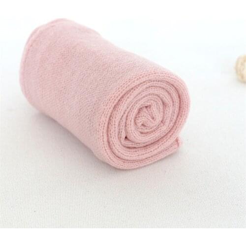 Newborn Stretch Knit wrap Baby Photo Backdrop Swaddle Sack Layering Fabric