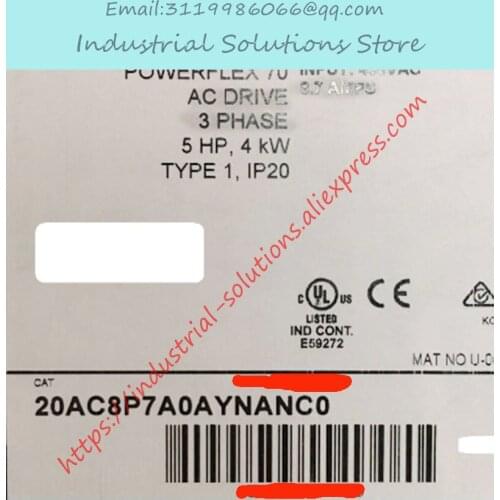 New 20AC8P7A0AYNANC0 Frequency Converter 20AC8P7AOAYNANCO