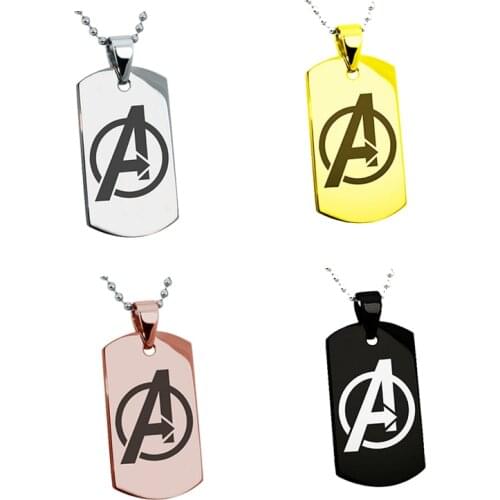 Hot Movie Avenger US Captain Steve Winter Soldier Bucky TILL THE END Of THE LINE Stainless Steel Couple Necklace for Women Men