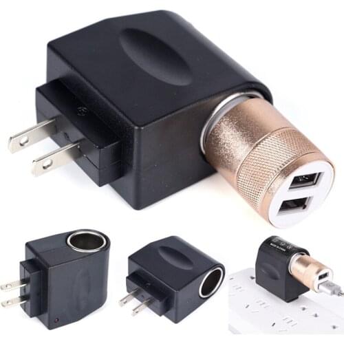 110V - 240V AC Plug to 12V DC Car Cigarette Lighter Converter Socket Adapter