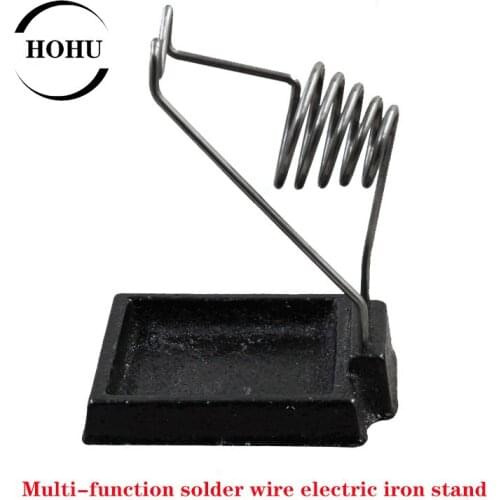 Electric Soldering Iron Stand Holder with Welding Cleaning Sponge Pads Generic High Temperature Resistance