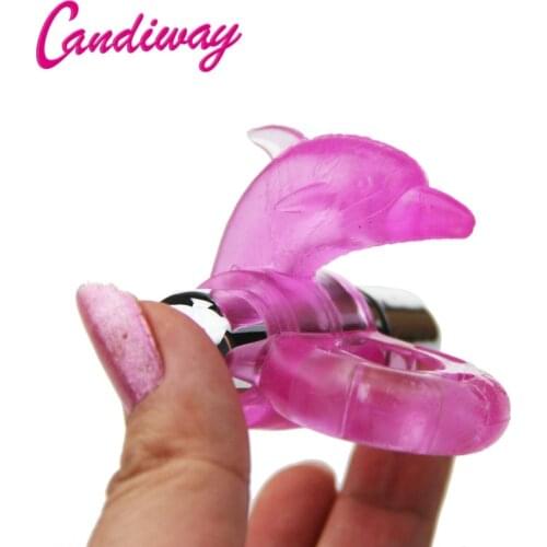 Sexy tool delay Penis Ring stimulate squirt Utensils silicone brush man dolphin Massage Stick Vibrator Masturbation Cock-ring