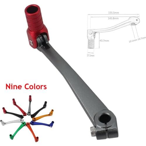 Motorcycle CNC Folding Aluminum Gear Shift Lever Gear Shift Lever Fit For Motorcycle ATV Dirt Bike Pit Bikes Gear Lever