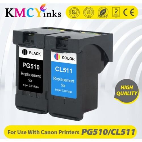 KMCYinks PG510 CL511 Replacement for Canon PG-510 PG 510 CL 511 Ink Cartridge pixma mp250 mp280 IP2700 MP240 MP270 MP480 MX320