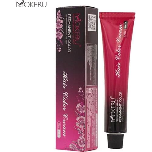 Mokeru 1pc long lasting Professional using hair colour cream purple hair color dye cream natural hair dye permanent for women
