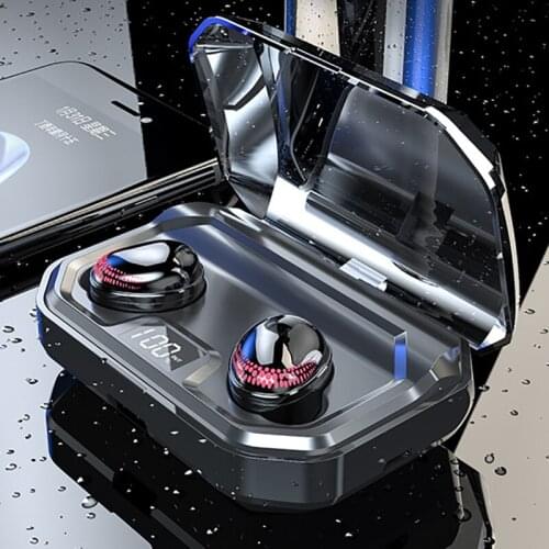 TWS Bluetooth V5.0 HIFI Wireless Earphones 6D Stereo Sport Earbuds Headset With Charging Box Mic For iPhone Xiaomi