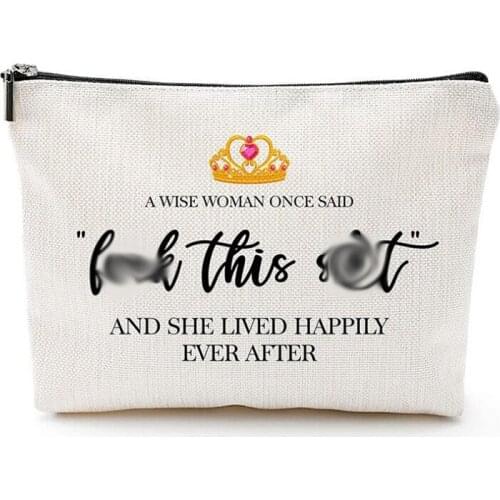 Luck This S-hit-Fun Birthday Gifts for Women-Makeup Travel Case Gifts Retirement Birthday Present Anniversary Gift Commemorative