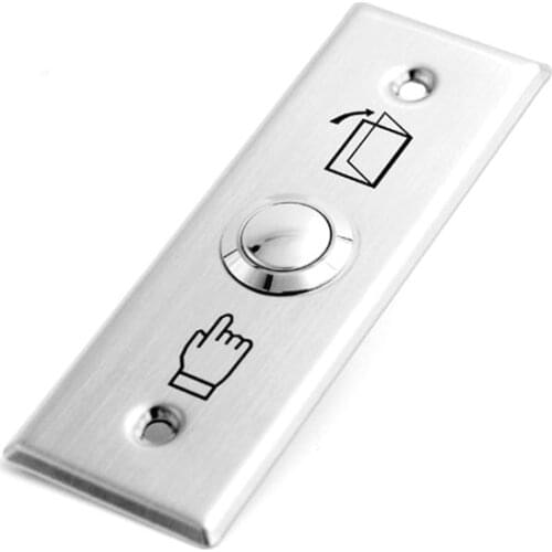 10-50pc Wholesale Door exit button for Access control Stainless Steel Dimensions: 91Lx28Wx20H(mm)