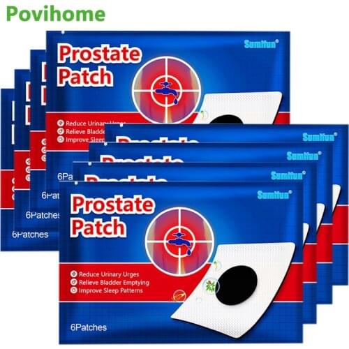 12/18pcs Sumifun Natural Herbs Man Prostatic Navel Patch Prostatitis Prostate Treatment Patches Urologic Health Care Plaster
