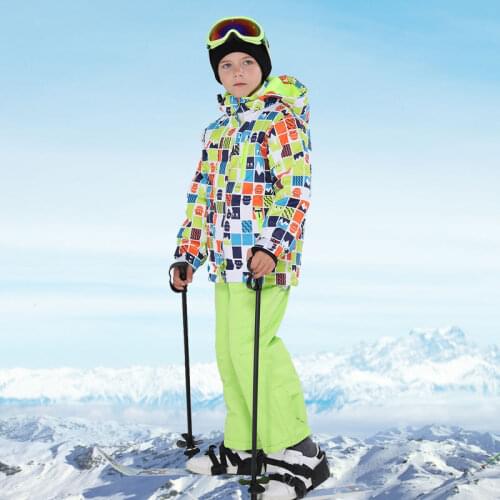 2020 Ski Suit Childrens Brand New High Quality Children Windproof Waterproof Snow Jacket Winter Boy Ski and Snowboard Jacket