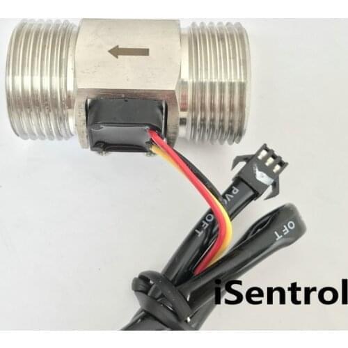 3.6-26.4V DC USS-HS10TA SUS304 hall effect water flow sensor male BSP G1" DN25mm 3-50LPM Saieri Sentrol for Irrigation Equipment