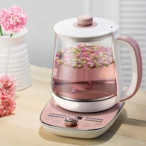 Health pot automatic thickening glass multi-functional thermal insulation mini electric tea flower pot