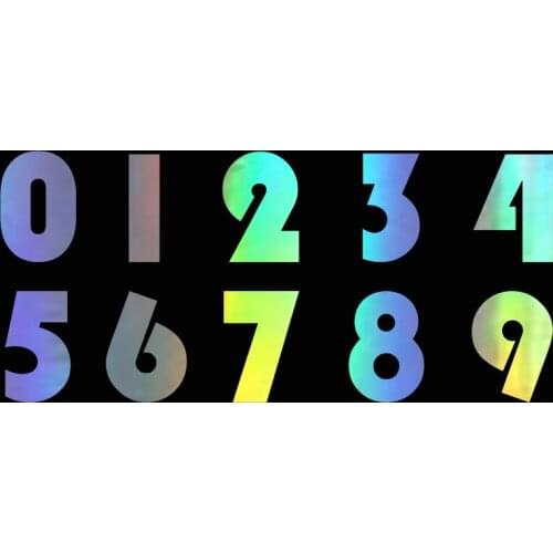 ChienHow Car Sticker Sracing Number Helmet Decals Stickers Funny Vinyl Decals Motorcycle Decals Styling Accessories Automobiles