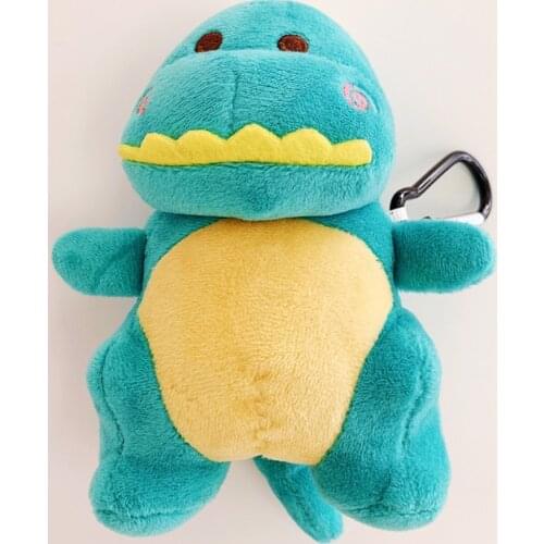 Earphone-Case Cartoon Plush Dinosaur Protective-Cover for AirPods