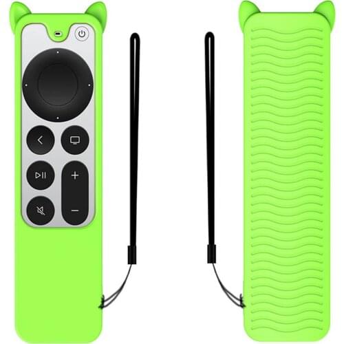 Remote Control Case Silicone Protective Cases For 2021 New TV 4K Remote Control Protective Soft Sleeve Skin Shell Case Covers
