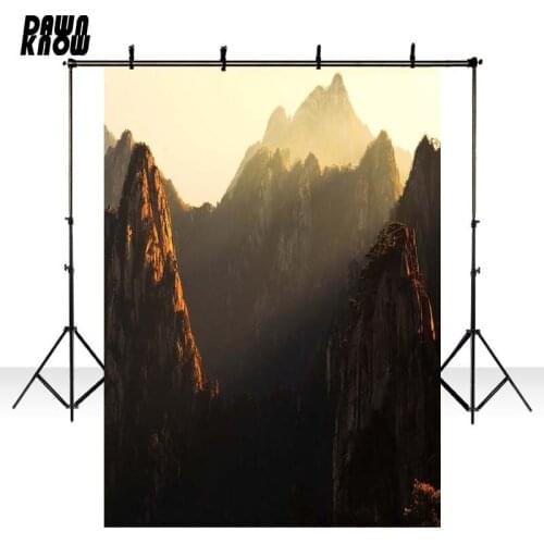 DAWNKNOW Mountain Photography Background Scenic Photocall Photo Shoot Wedding Photo Backdrops Children Photo Studio GY016