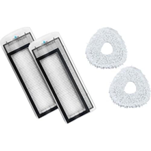 Filter Mop Cloth Side Brushes for Narwal Robot Yjcc001-1 Vacuum Cleaner J1 Replacement Cleaning Part