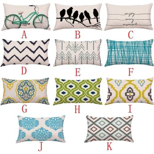 Geometric Lines Sofa Bed Home Decoration Festival Pillow Case Cushion Cover Pillow Case Cushion Cover Bed Pillowcase Square