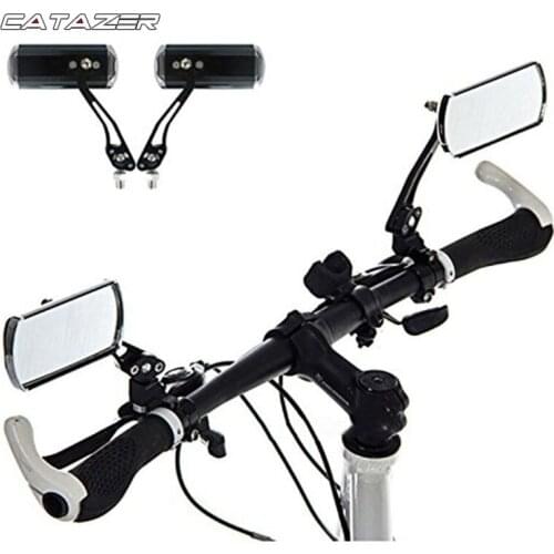 2PCS Cycling Bike Bicycle Classic Rear View Mirror Handlebar Flexible Safety Rearview 360 Degree Road Bike Mountain Bike