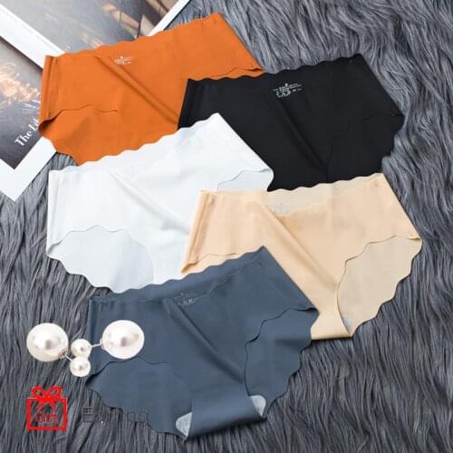 3 Pcs/Lot Sexy Womens Seamless Sport Panties Set Underwear Comfort Female Fashion Briefs Low Waist Satin Underpants Lingerie