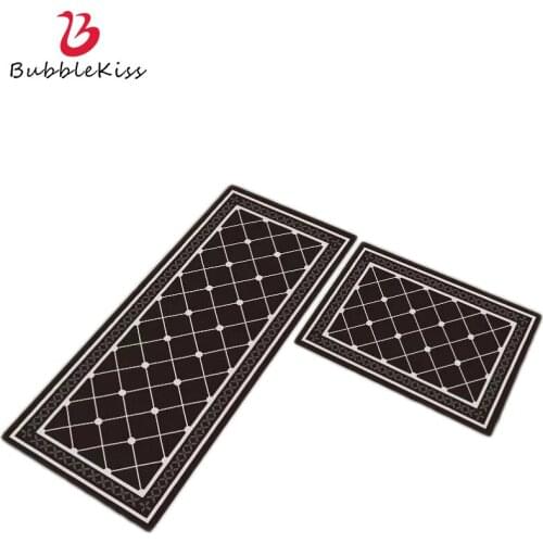 Bubble Kiss Kitchen Mat Cartoon Printed Home Decoration Area Rug Bedroom Bedside Non-Slip Oil Absorption Living Room Floor Mat