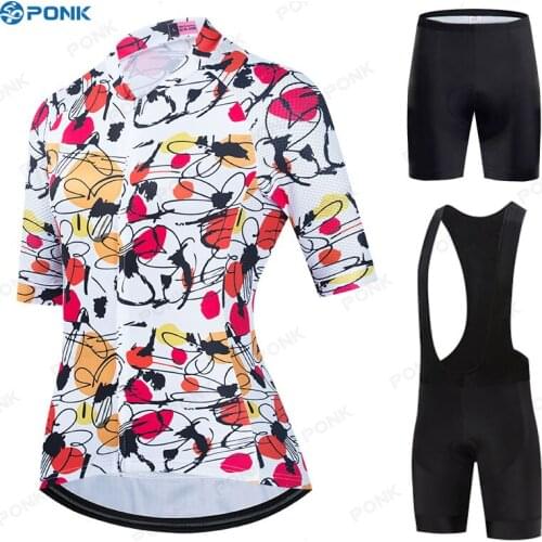 New 2020 Woman Cycling Jersey Set Pro Bicycle Sportswear Bike Clothes Shorts Sleeve Cycling Clothing Maillot Ropa Ciclismo