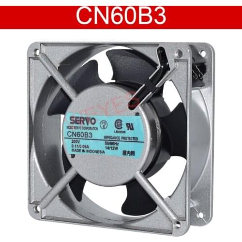 New For SERVO CN60B3 200V 0.11/0.09A 50/60Hz 14/12W Cooling Fan