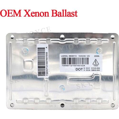 New D1S D2S Xenon HID Ballast Igniter OEM VAL LAD5GL 4Pin 12V HID Headlamp Ballast For Audi A4 S4 Volvo S80 S60 XC90 V70 XC70