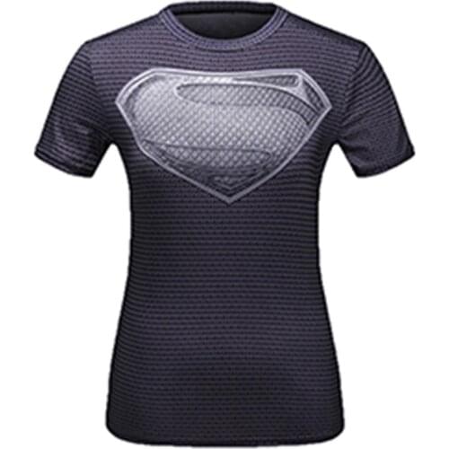 OEM Comfortable Tight Workout Shirts Short Sleeve Female Casual Breathable Fitness Sports Gym Tops Jogging Women Rashguard
