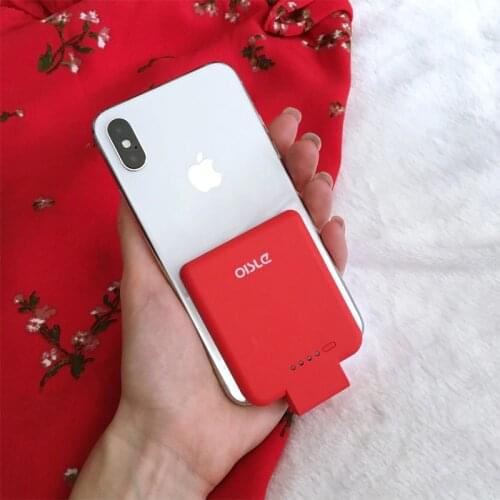 OISLE 2800mAh Portable Charger Mini Power Bank PowerCore Ultra Thin External Backup Battery Case Fit For iPhone 5 5S SE 6 6S 7 8