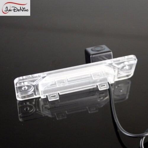 JanDeNing CDD Car Rear View Parking/ Backup Reverse Camera/License Plate Light OEM WaterProof For Renault Koleos 2007-2014